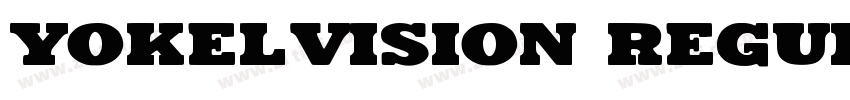 Yokelvision Regular字体转换